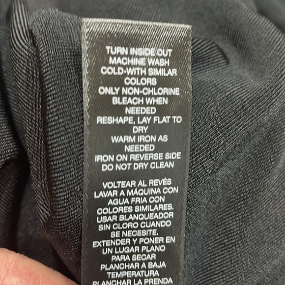 Black Faux Leather Collar Chico’s Jacket Chicos size 2 same as 12/14. - Picture 6 of 6